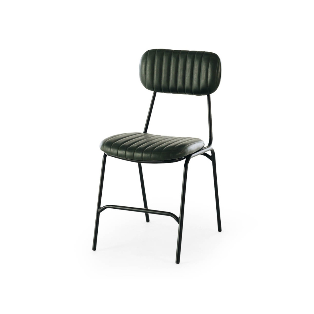 Datsun Dining Chair Vintage Green PU image 0